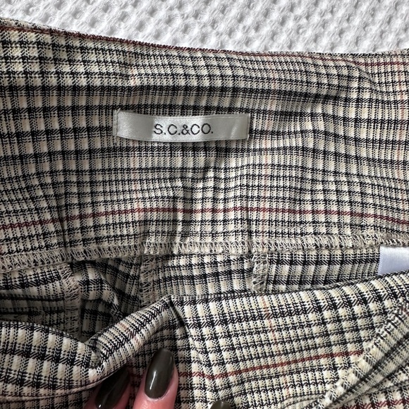 S.C. & Co. Gingham Trouser - Picture 3 of 4